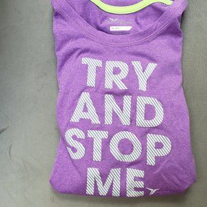 Old Navy Active Go Dry Girls Long sleeve  Size 10/12 Purple
